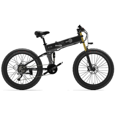 Bezior X Plus Electric Mountain Folding Bike - Pogo cycles UK -cycle to work scheme available