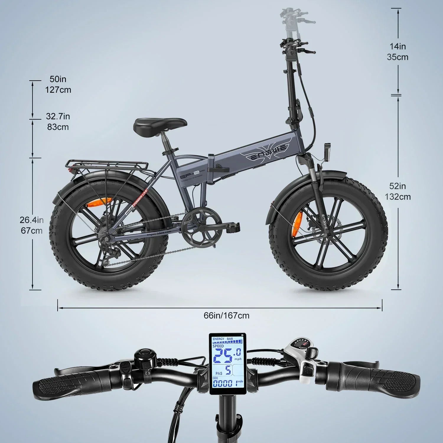 Engwe EP2 Pro Electric Bike - UK - Pogo Cycles