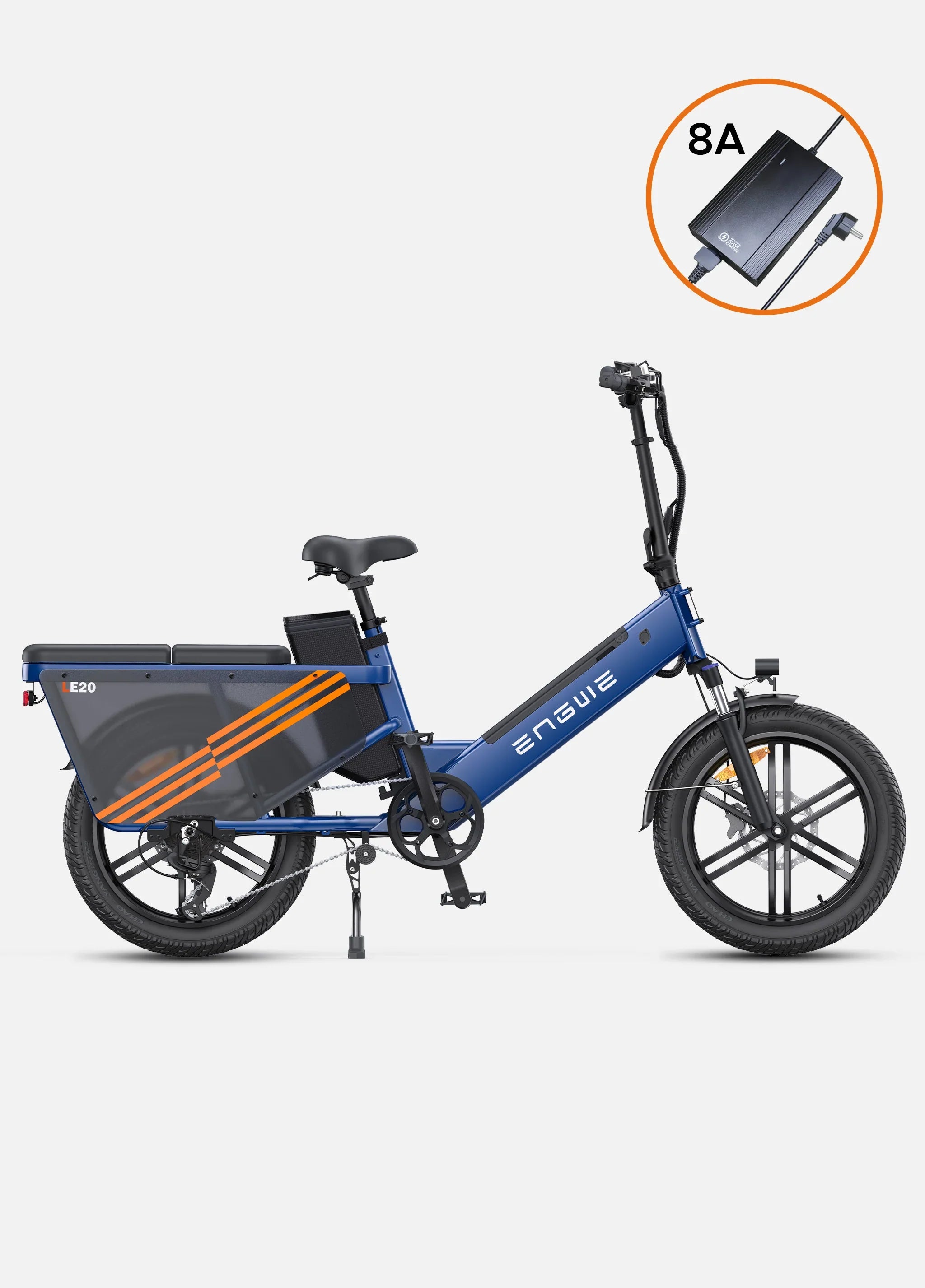 ENGWE LE20 Step-Thru Cargo Electric Bike - UK - Pogo Cycles