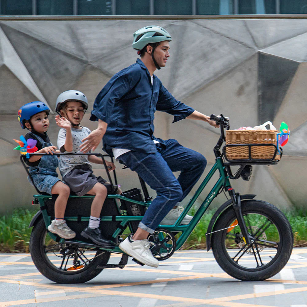 Fiido T2 Longtail Cargo E-Bike - UK - Pogo Cycles