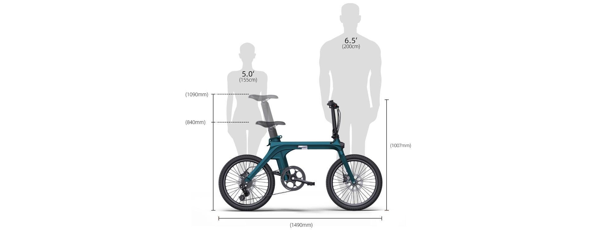 FIIDO X upgraded v2 Folding 250W Electric Bike - UK - Pogo Cycles