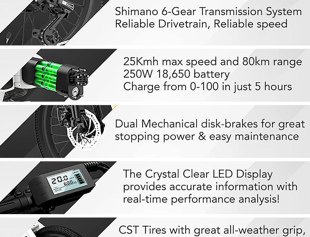 HIMO Z20 Folding Electric Bike - Pogo cycles UK -cycle to work scheme available